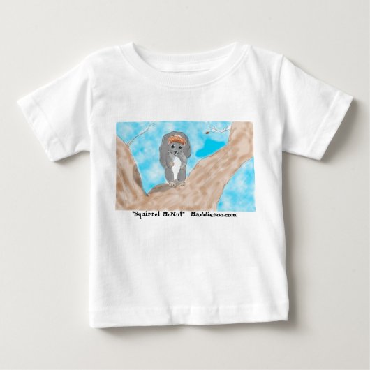 Squirrel McNut, baby t-shirt (Voorkant)
