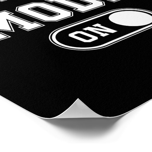 Squirrel Mode On Costume Funny Nut Gatherer Gift A Poster (Hoek)