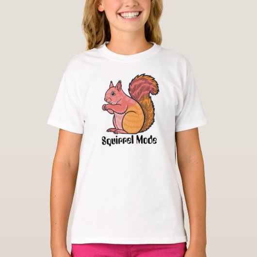 Squirrel Mode T-shirt (Voorkant)