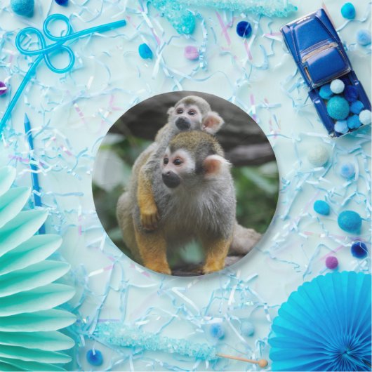 Squirrel Monkey Papieren Bordje (Feest)