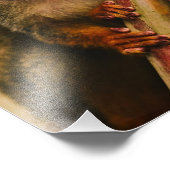 Squirrel Monkey Portret Foto Afdruk (Hoek)