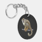Squirrel Monkey Sleutelhanger (Voorkant Links)