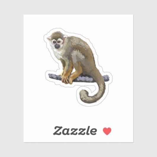 Squirrel Monkey Sticker (Vel)