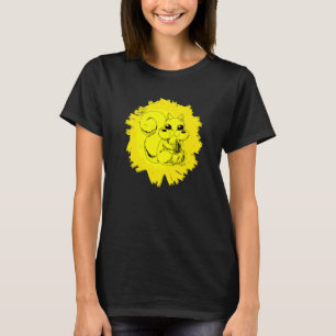 Squirrel Motif Animal Colorful Chipmunk Pet Design T-shirt