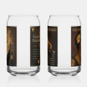 Squirrel Music Jazz Blikvorm Glas (Links)