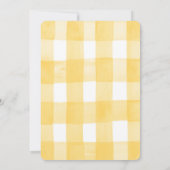 Squirrel Nuts Picnic Waterverf Baby shower Kaart (Achterkant)