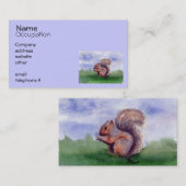 Squirrel-onderzoek Visitekaartje (Voorkant / Achterkant)