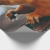 SQUIRREL OP TREE TRUNK CADEAUPAPIER (Hoek)