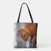 SQUIRREL OP TREE TRUNK TOTE BAG (Achterkant)