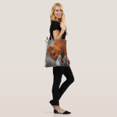 SQUIRREL OP TREE TRUNK TOTE BAG (Op model)