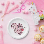 Squirrel Paper plates Papieren Bordje (Feest)
