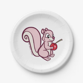 Squirrel Paper plates Papieren Bordje
