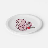 Squirrel Paper plates Papieren Bordje (Gekanteld)