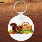 Squirrel Picnic Sleutelhanger (Voorkant)