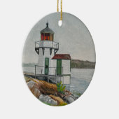 Squirrel Point Light Keramisch Ornament (Rechts)