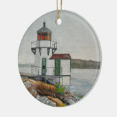Squirrel Point Light Keramisch Ornament (Links)