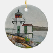 Squirrel Point Light Keramisch Ornament (Achterkant)