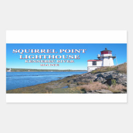 Squirrel Point Vuurtoren, Maine Stickers