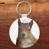 Squirrel Portrait Keyring Sleutelhanger (Voorkant)