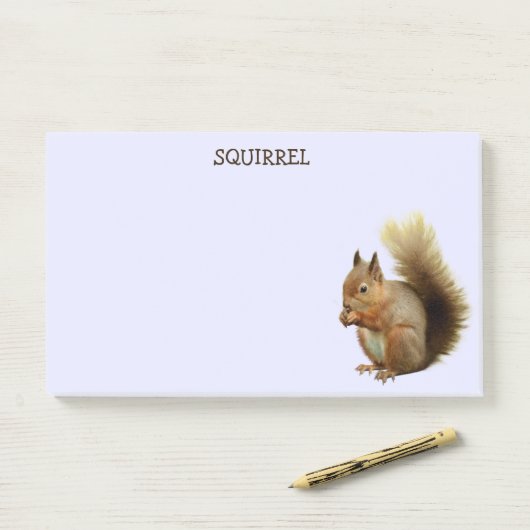 Squirrel Post-it Notes (Op bureau)