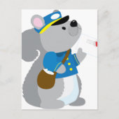 Squirrel Postman Briefkaart (Voorkant)