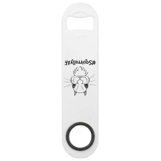 Squirrel Rehab | SquirrellyAF-flessenopening Speed Flessenopener (Voorkant)
