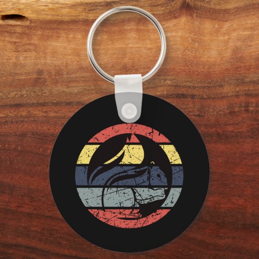 Squirrel Retro Sleutelhanger (Voorkant)