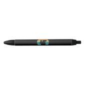 Squirrel Retro Squirrel Lover Zwarte Inkt Pen (Voorkant)