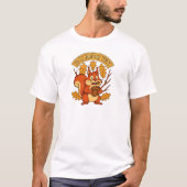 Squirrel Retro Vibes - Friday Mode T-shirt (Voorkant)