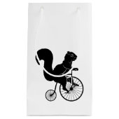 Squirrel Rider op Old Bike Klein Cadeauzakje (Voorkant)