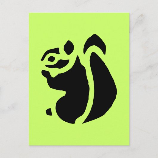 Squirrel Rodent Briefkaart (Voorkant)