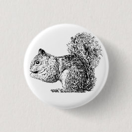 Squirrel Ronde Button 3,2 Cm