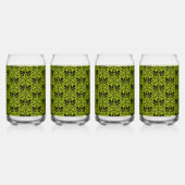 Squirrel Scandinavian Folk Art Blikvorm Glas (Achterkant)