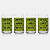Squirrel Scandinavian Folk Art Blikvorm Glas (Rechts)