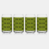 Squirrel Scandinavian Folk Art Blikvorm Glas (Links)