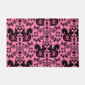 Squirrel Scandinavian Folk Art Deurmat (Voorkant)