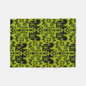 Squirrel Scandinavian Folk Art Fleece Deken (Voorkant (Horizontaal))