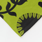 Squirrel Scandinavian Folk Art Fleece Deken (Hoek)