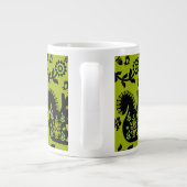 Squirrel Scandinavian Folk Art Grote Koffiekop (Achterkant)
