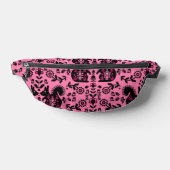 Squirrel Scandinavian Folk Art Heuptasje (Liggend)