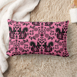 Squirrel Scandinavian Folk Art Kussen