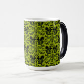 Squirrel Scandinavian Folk Art Magische Mok (Voorkant rechts)