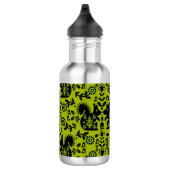 Squirrel Scandinavian Folk Art Waterfles (Rechts)