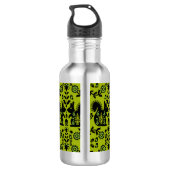 Squirrel Scandinavian Folk Art Waterfles (Achterkant)