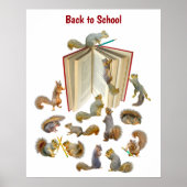 Squirrel School Poster (Voorkant)