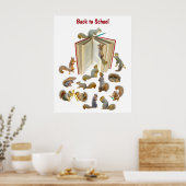 Squirrel School Poster (Keuken)