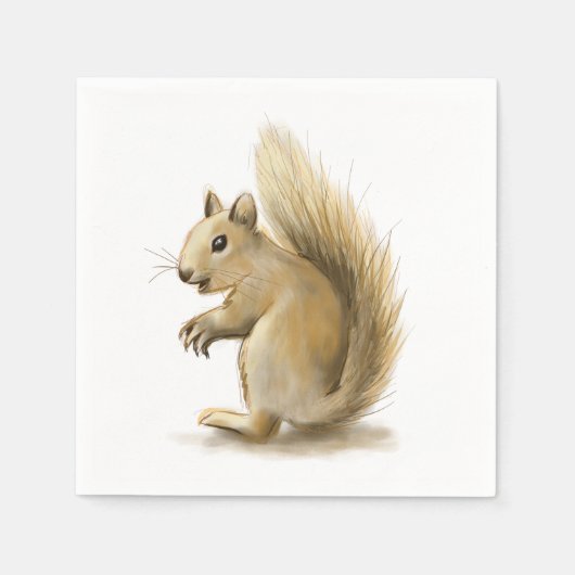 Squirrel Servet (Voorkant)