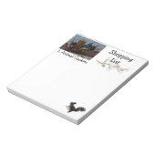 Squirrel Shopping List Notitieblok (Linkerzijde)