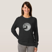 Squirrel Silhouette Moon Shine I Squirrels Whisper T-shirt (Voorkant volledig)