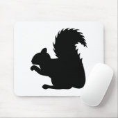 Squirrel Silhouette Muismat (Met muis)